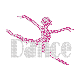 Sequin Iron on Dance Transfer for t shirt
